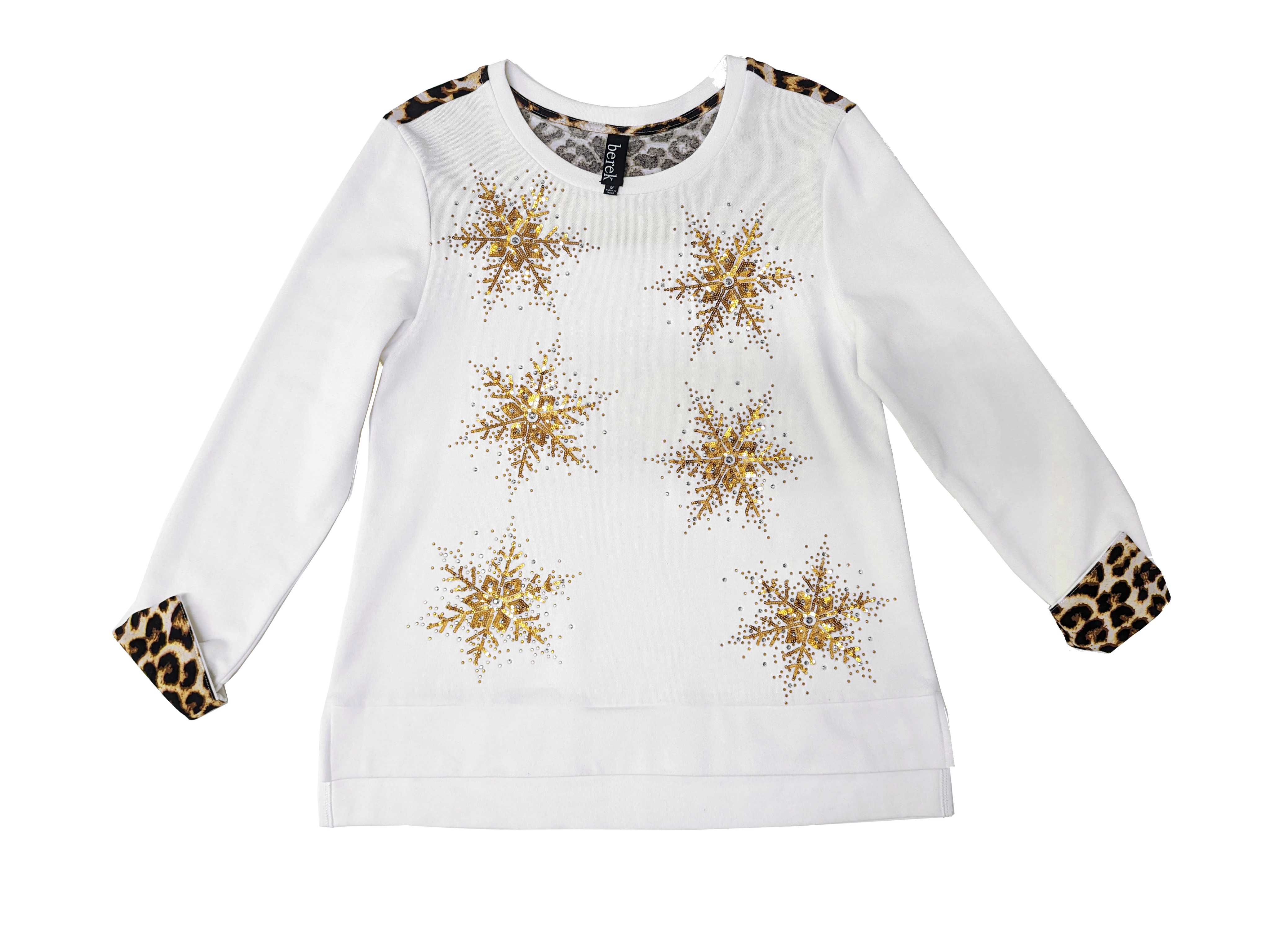 Golden Snowflake Top