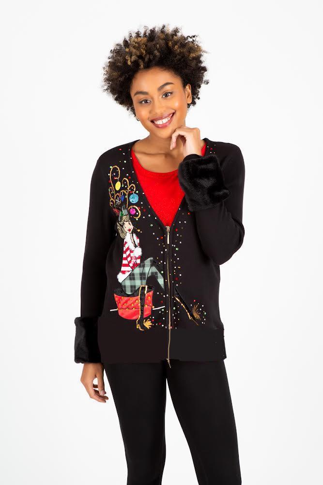 Long Sleeve Cindy Lous Christmas Sweater