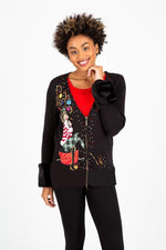 Load image into Gallery viewer, Long Sleeve Cindy Lous Christmas Sweater

