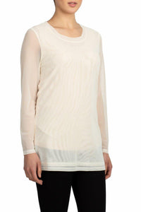 Mesh Long Sleeve Top - Multiple Colors