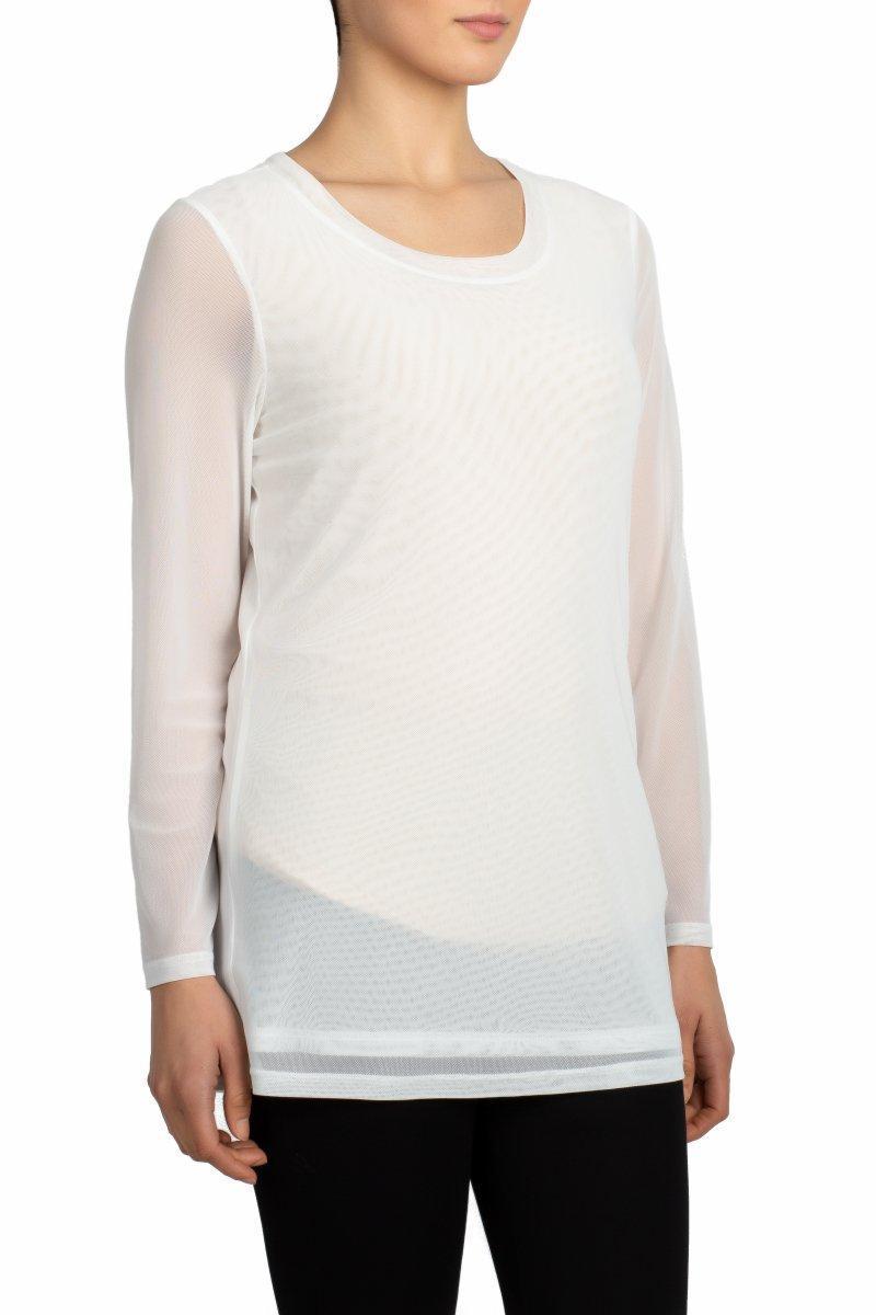 Mesh Long Sleeve Top - Multiple Colors