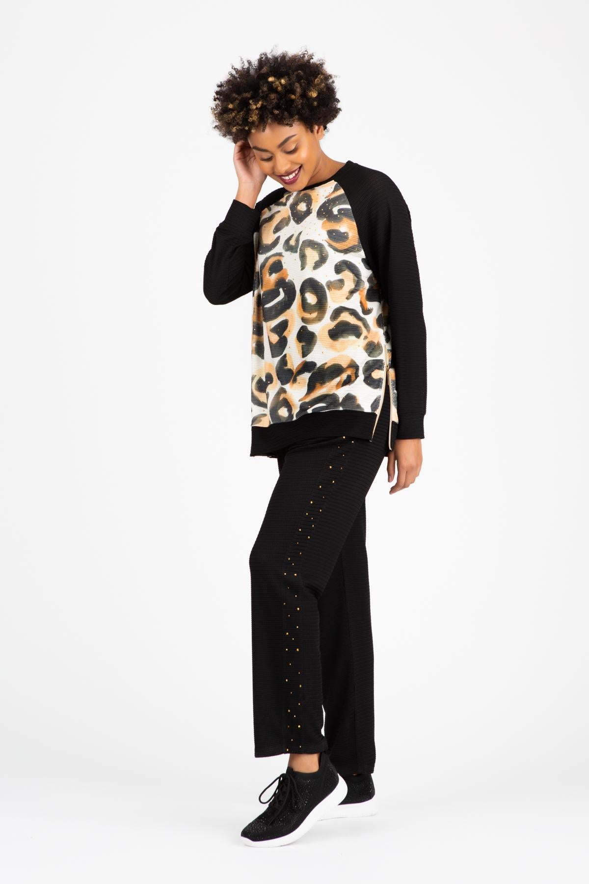 Wild Leopard Craze Top