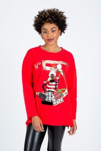 Merry Glam Girl Top