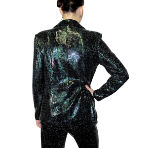 Emerald Glamour Blazer