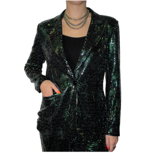 Emerald Glamour Blazer