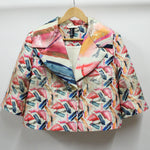 Load image into Gallery viewer, A Colorful Jacquard Bolero Jacket
