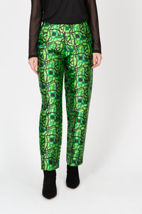 Bold Lines Pants in Green