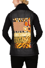 Load image into Gallery viewer, Abstract Animal Puffer Vest
