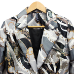 Load image into Gallery viewer, Status Jacquard Tailored Blazer Multi Grey
