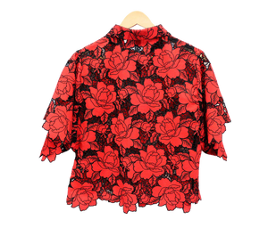 Lazer Garden Shirt Red / Black