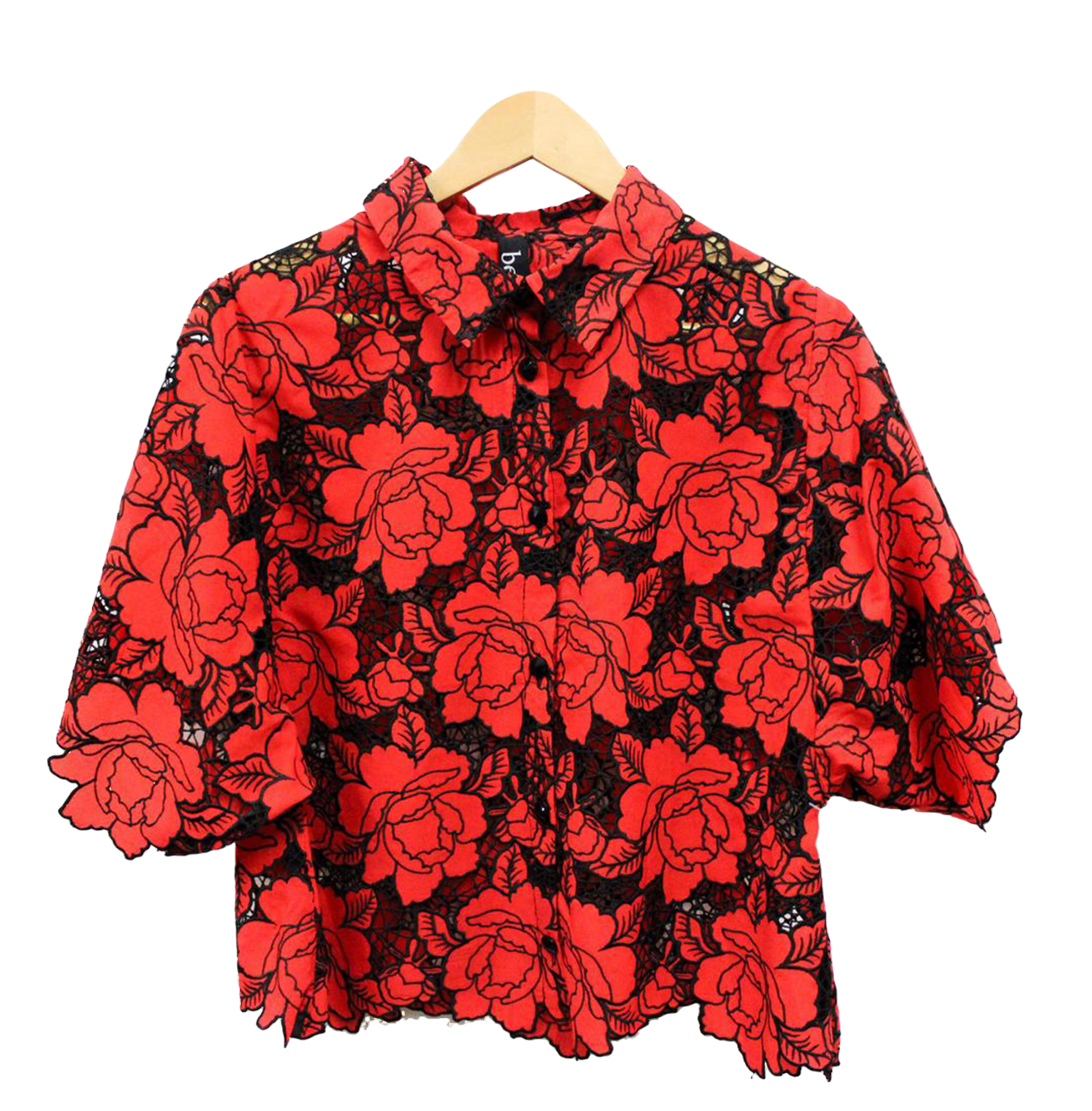 Lazer Garden Shirt Red / Black