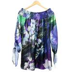 Load image into Gallery viewer, Soft Charmeuse Floral Off the Shoulder Top
