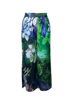 Load image into Gallery viewer, Soft Charmeuse Floral Palazzo Pants
