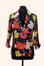 Load image into Gallery viewer, Colorful Floral Burst Blazer
