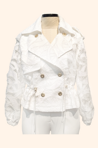 Sculpted Soutache Utility Jacket