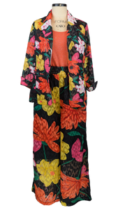 Colorful Floral Burst Blazer