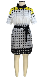 Load image into Gallery viewer, Dot Sensation Shirt Dress
