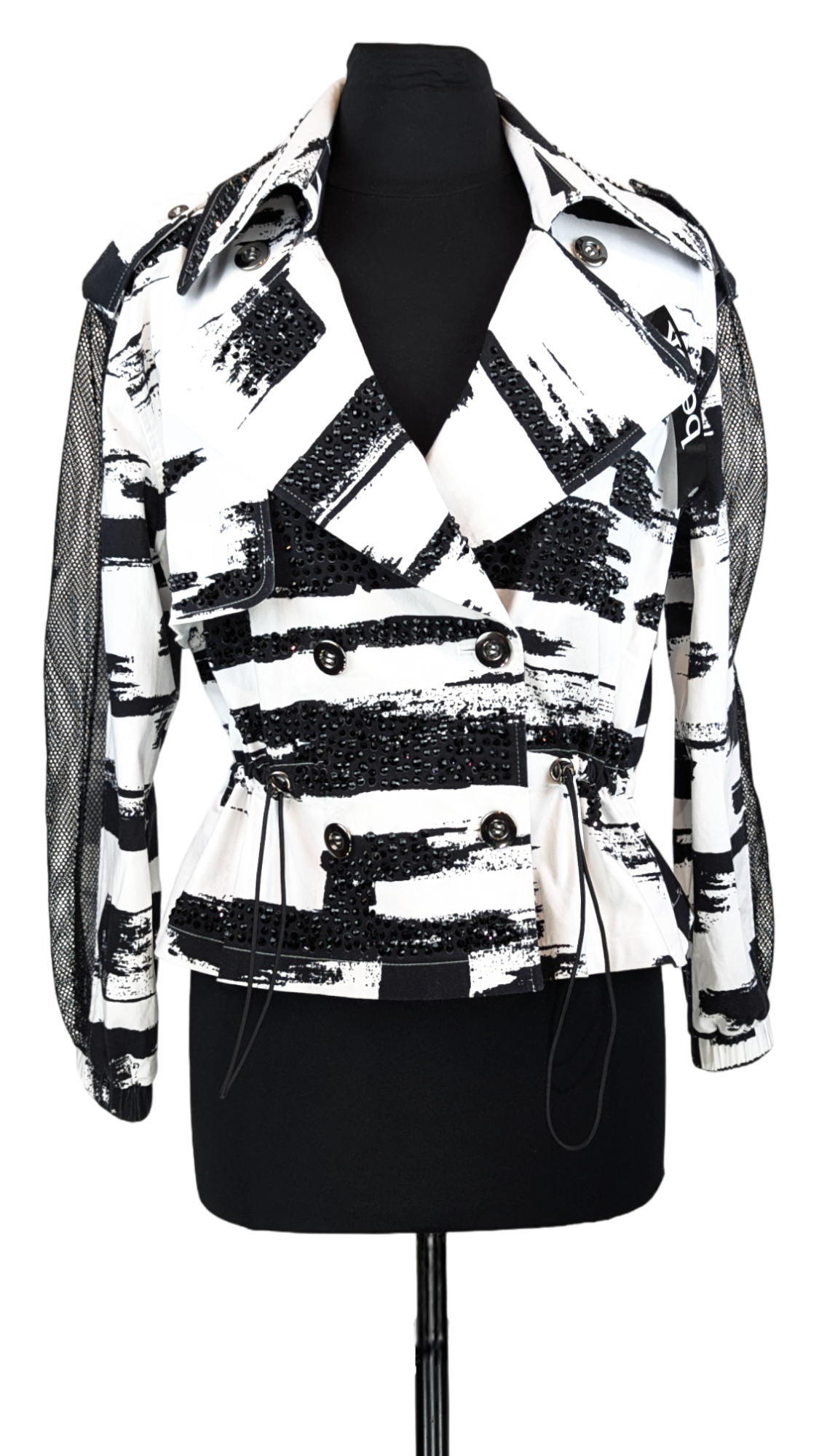 Graphic Brush Utility Jacket