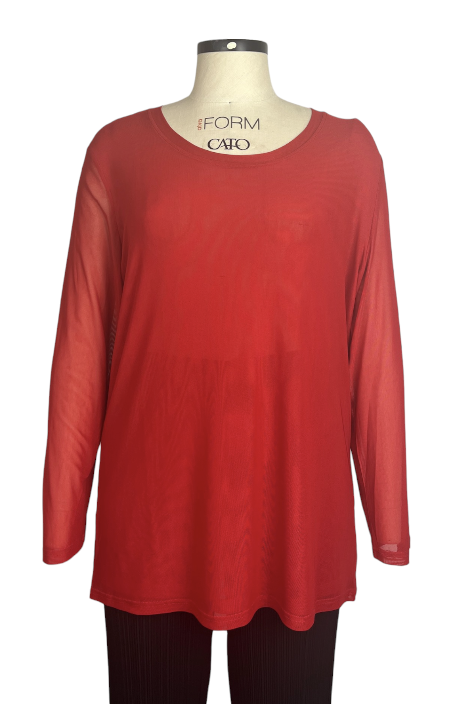 Mesh Long Sleeve Top - Multiple Colors