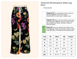 Load image into Gallery viewer, Textured Windowpane Wide Leg Pant
