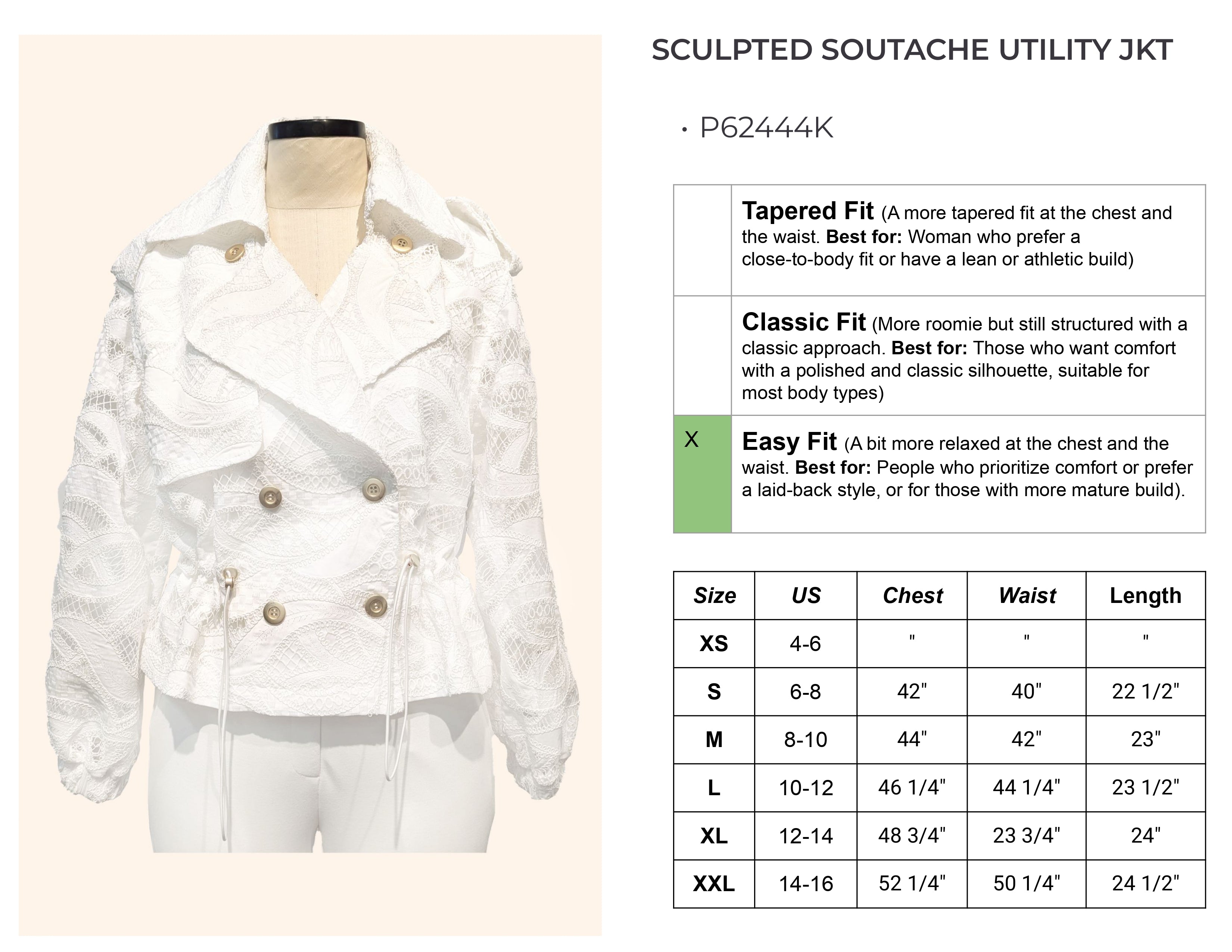 Sculpted Soutache Utility Jacket