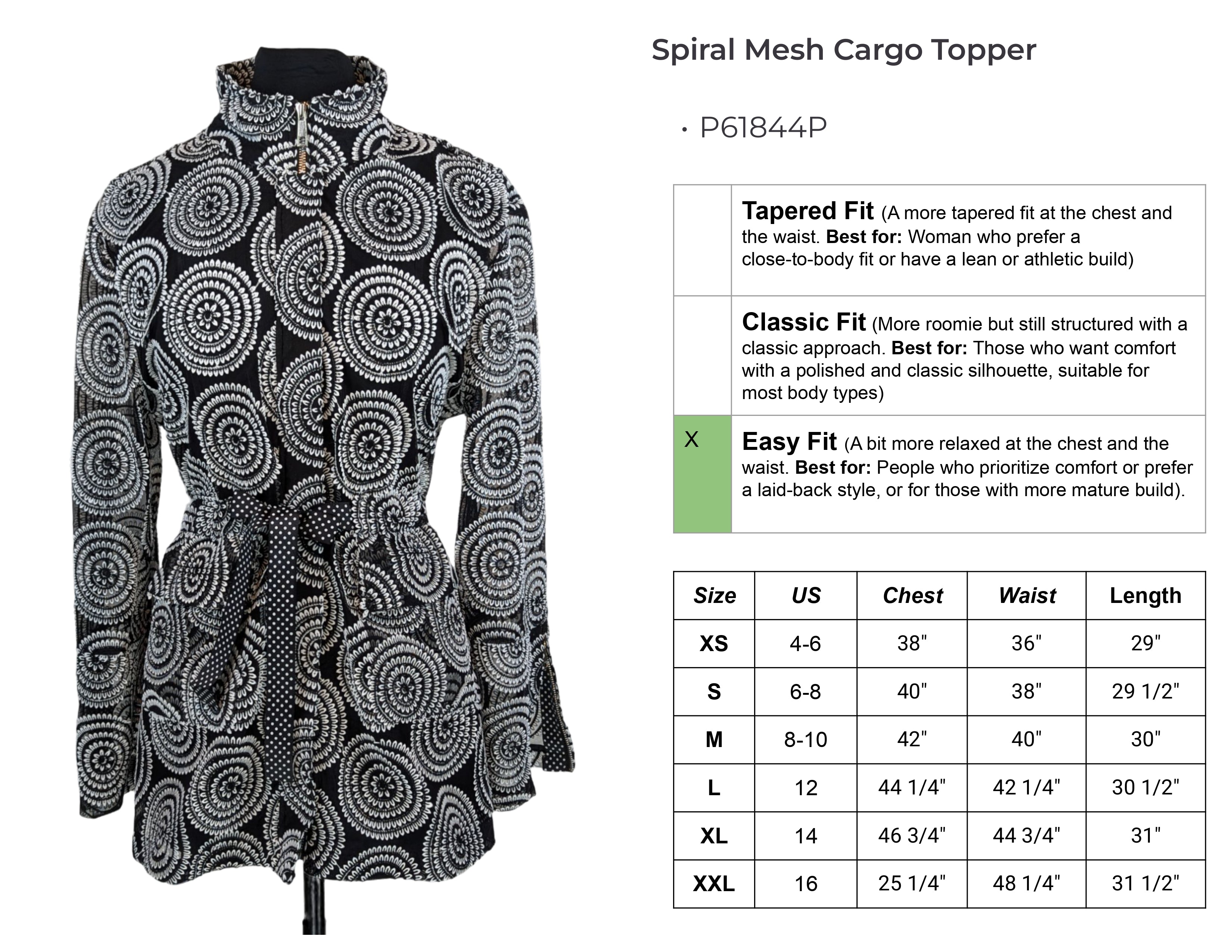 Spiral Mesh Cargo Topper