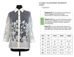 Load image into Gallery viewer, Floral Placement Burnout Shirt
