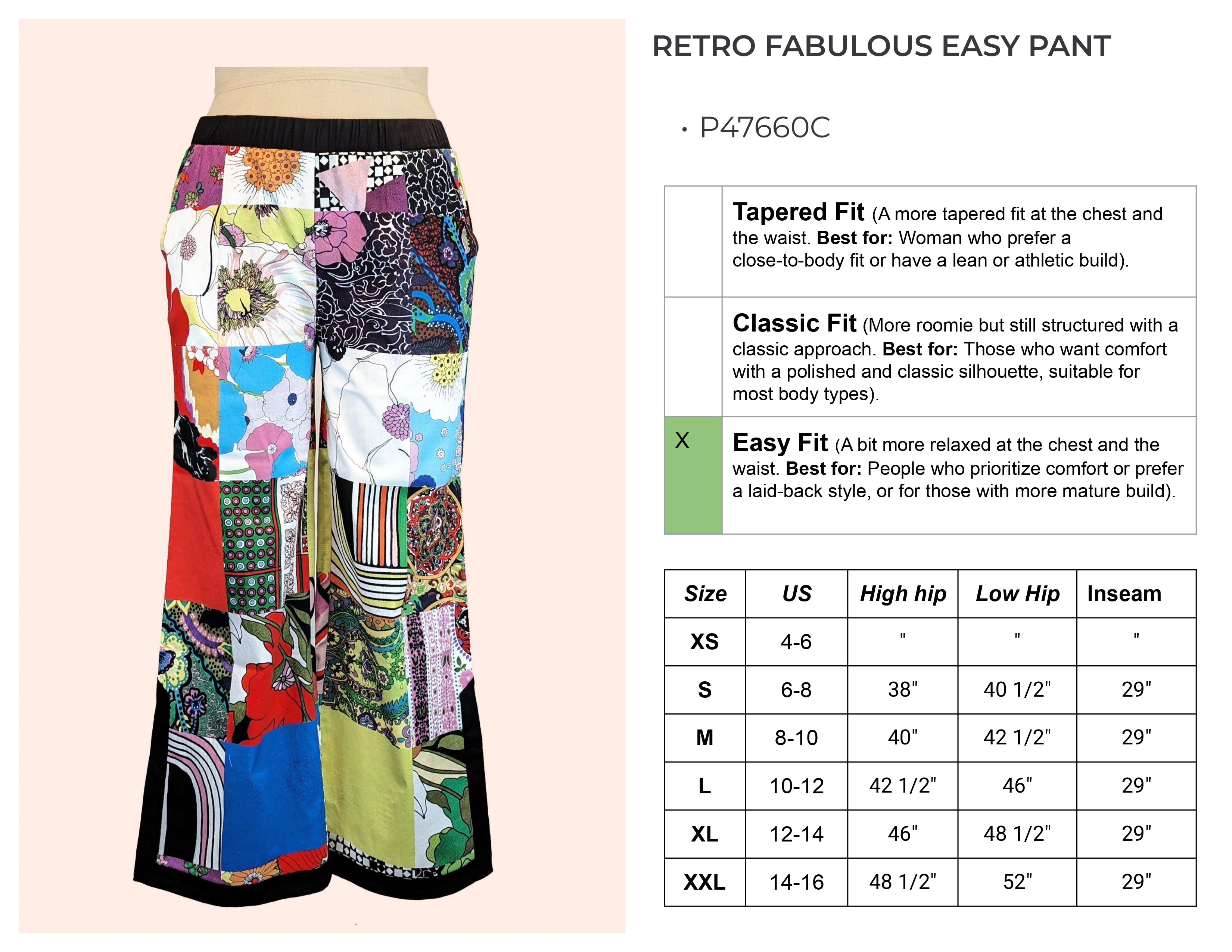 RETRO Fabulous Easy Pant