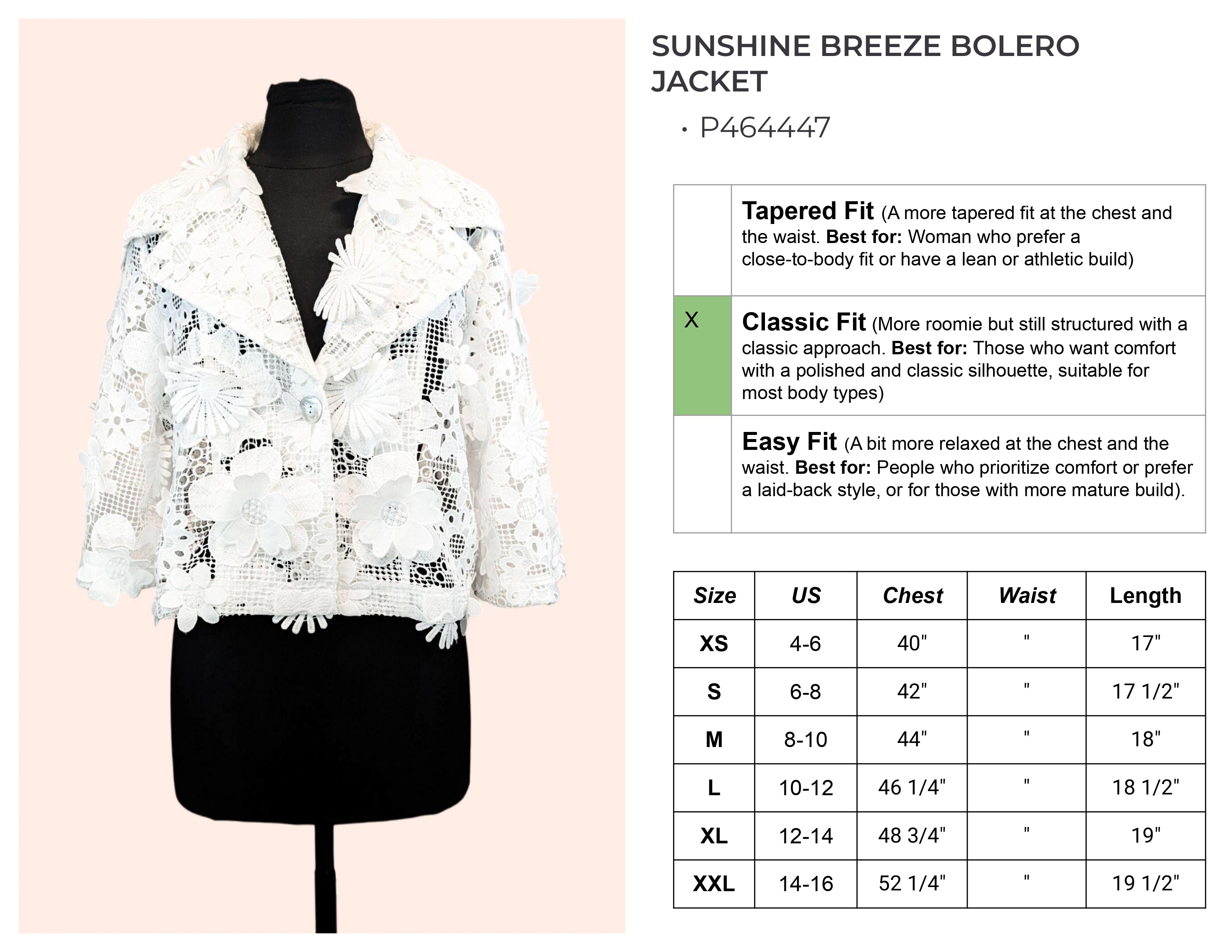 Sunshine Breeze Bolero Jacket