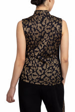 Load image into Gallery viewer, Sparkling Leopard Mock Neck Tank
