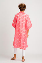 Load image into Gallery viewer, Sleek Organza Kimono Coral
