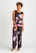 Load image into Gallery viewer, Abstract Long- Stem Floral Crinkle  Tank
