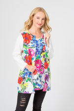 Load image into Gallery viewer, Floral Fantasy Crinkle Jacket
