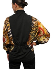 Load image into Gallery viewer, Abstract Animal Mix Dolman Sleeve Top
